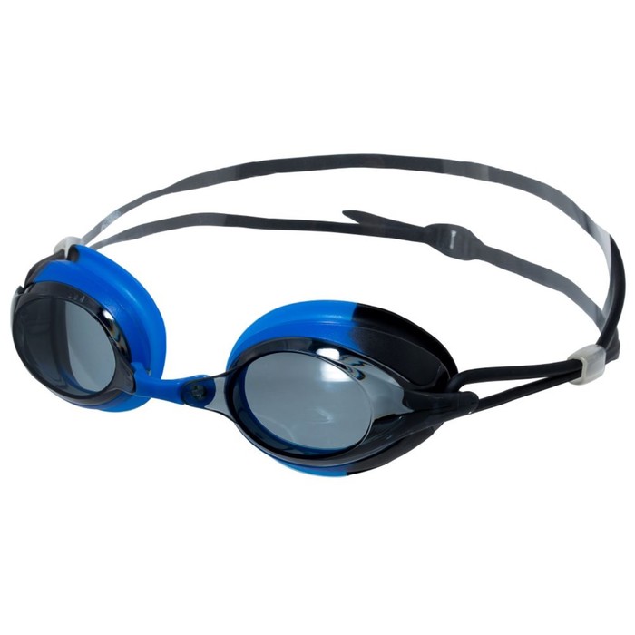 фото Очки для плавания atemi n302, силикон, цвет голубой, чёрный