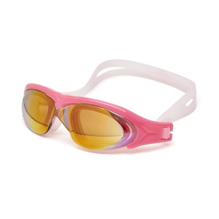 фото Очки для плавания atemi n5201, силикон, цвет розовый