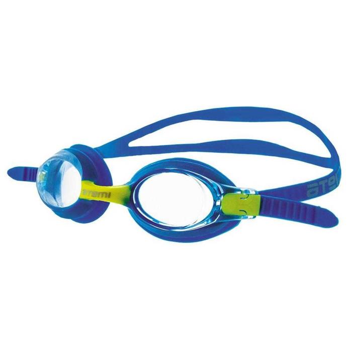 фото Очки для плавания atemi m302, детские, силикон, цвет голубой, жёлтый