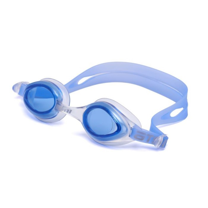 фото Очки для плавания atemi n7603, детские, силикон, цвет синий