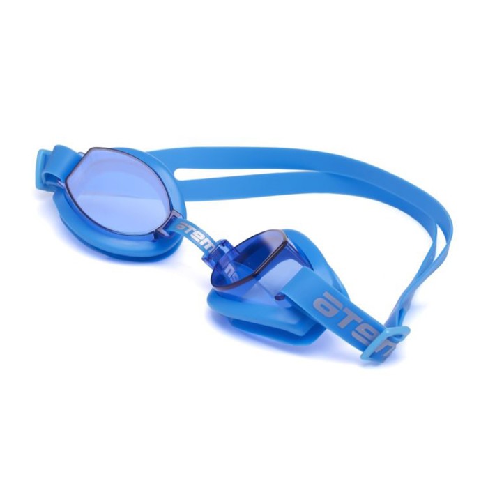 фото Очки для плавания atemi s203, детские, pvc/силикон, цвет голубой
