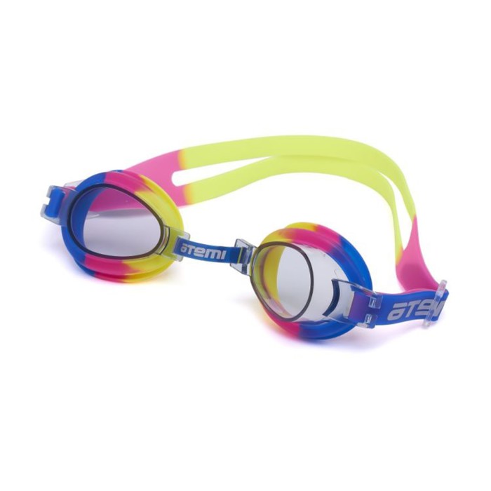 фото Очки для плавания atemi s302, детские, pvc/силикон, цвет разноцветный