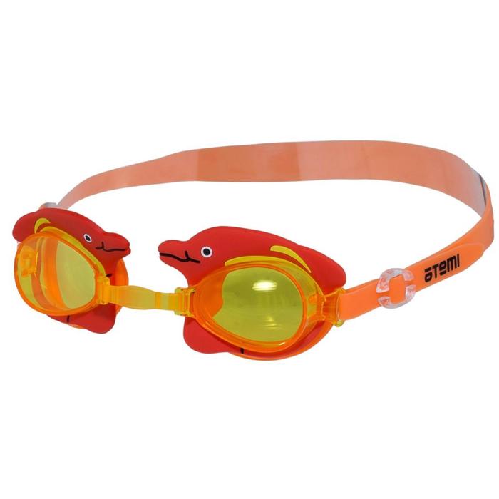 Очки для плавания Novus NJG-106, детские, цвет оранжевый «дельфин»