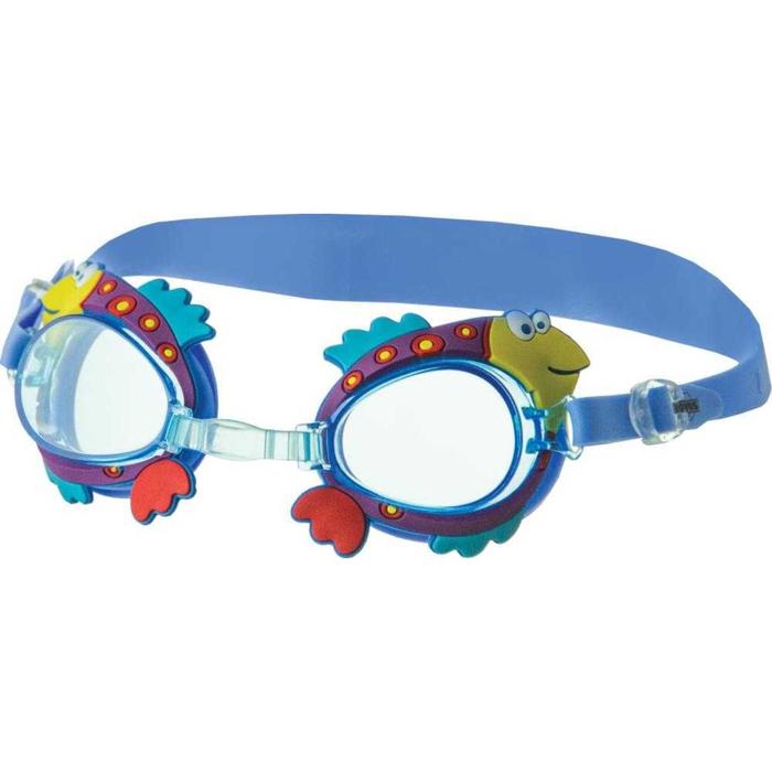 Очки для плавания Novus NJG-110, детские, цвет голубой «рыбка»