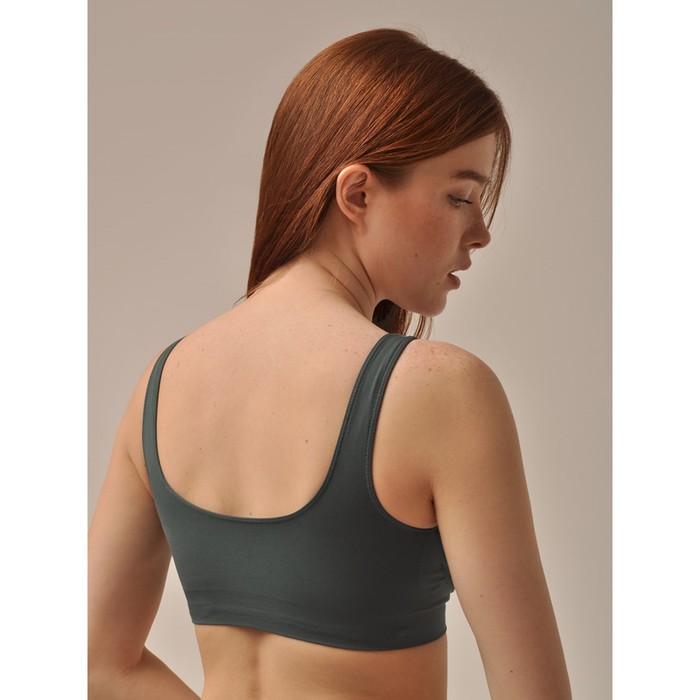 фото Топ женский shaper with cup spalla larga, размер s/m, цвет forest my