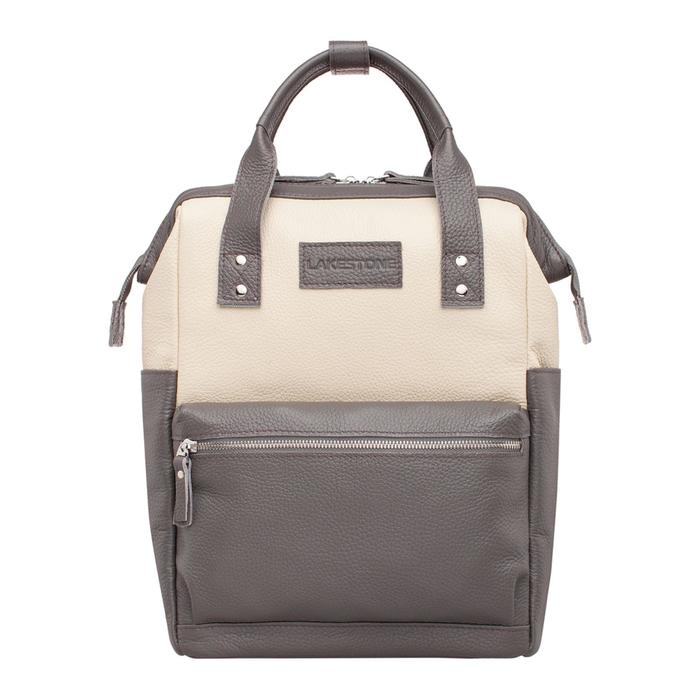 фото Сумка-рюкзак, отдел на молнии, 2 наружных кармана, цвет серый lakestone
