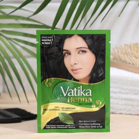

Хна для волос Vatika Henna Hair Colours Natural Black чёрная, 20 шт. по 10 г