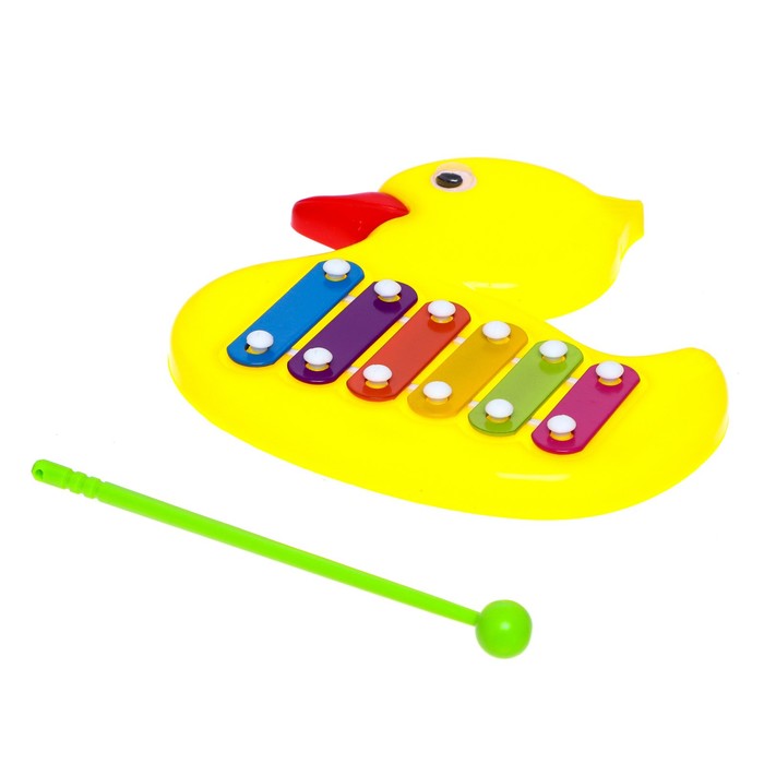 Игрушка музыкальная-металлофон «Уточка» музыкальная игрушка металлофон с новым годом