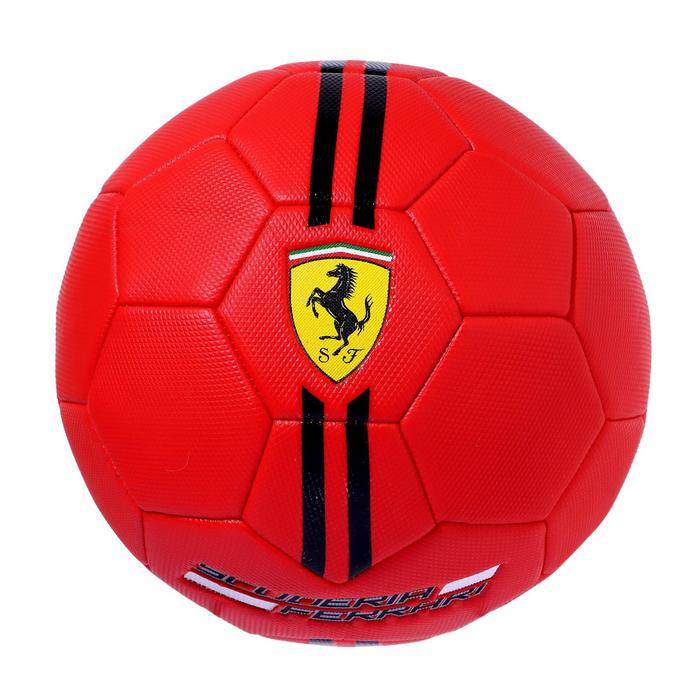 фото Мяч футбольный ferrari р.5, цвет красный