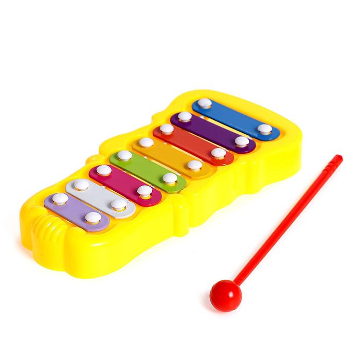 Игрушка музыкальная-металлофон «Звонкий», цвета МИКС игрушка музыкальная мелодика цвета микс