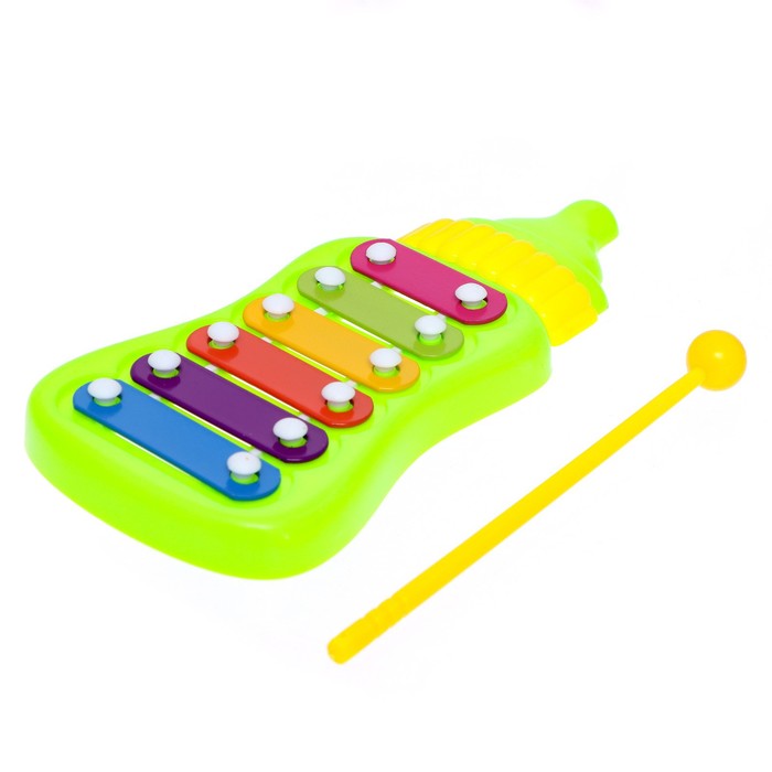 Игрушка музыкальная-металлофон «Малышок», цвета МИКС игрушка музыкальная металлофон уточка
