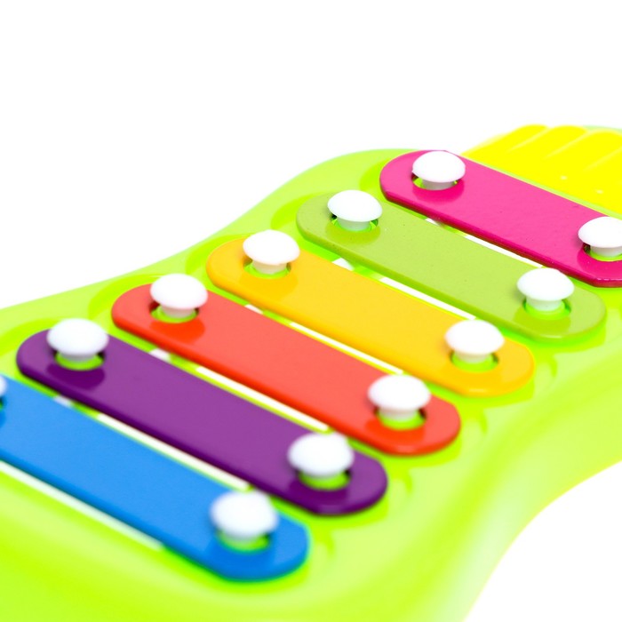 Игрушка музыкальная-металлофон «Малышок», цвета МИКС