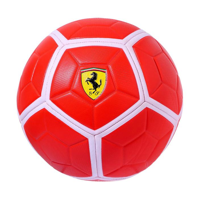 Мяч футбольный FERRARI р.5, цвет красный