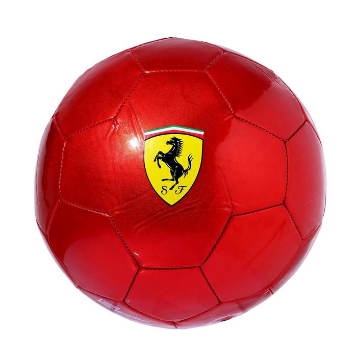 фото Мяч футбольный ferrari р.5, цвет красный