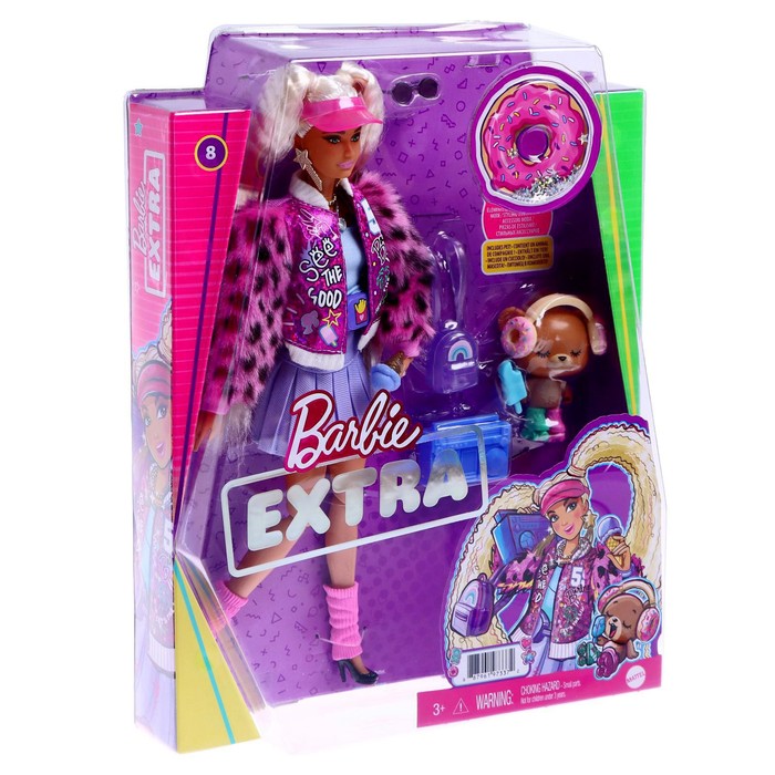 Кукла Барби «Экстра. Блондинка с хвостиками»