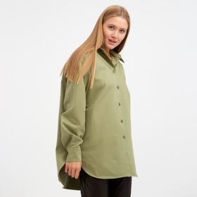

Рубашка женская MINAKU: Casual Collection цвет зеленый, р-р 52