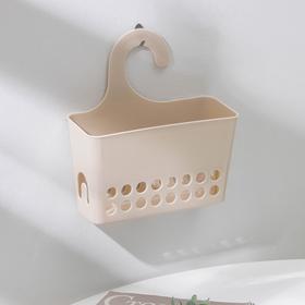 

Корзина навесная, 24×25,5×9 см, цвет бежевый