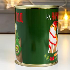 

Копилка-банка металл "Новый год на носу, начинай копить"