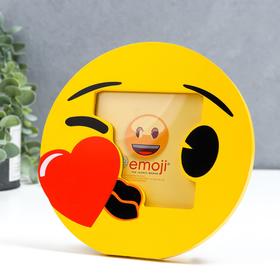 

Фоторамка Innova 10х10 см "Emoji smiley kiss"