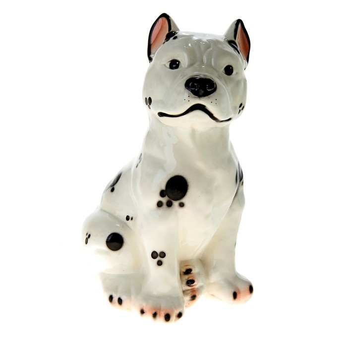 Копилка "Питбуль" большая, глянец