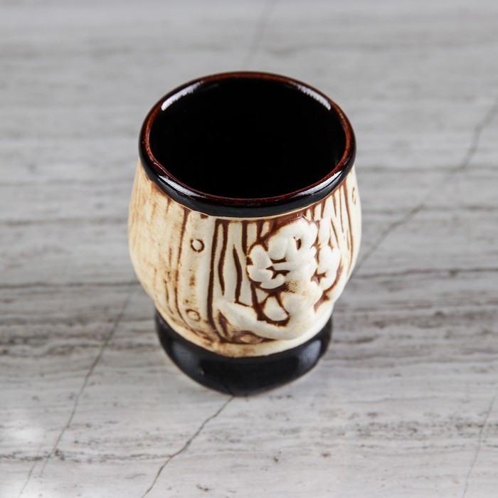 Штоф с рюмками "Штурвал" набор 7 предметов, шамот 0,5 л