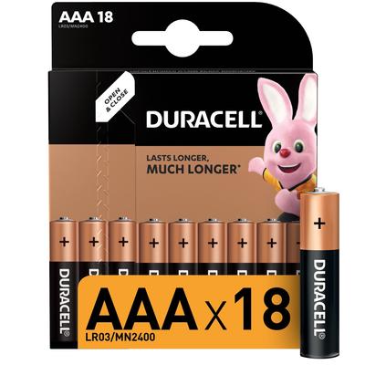 Батарейка алкалиновая Duracell Basic, AAA, LR03-2BL, 1-5В, блистер, 2 шт-