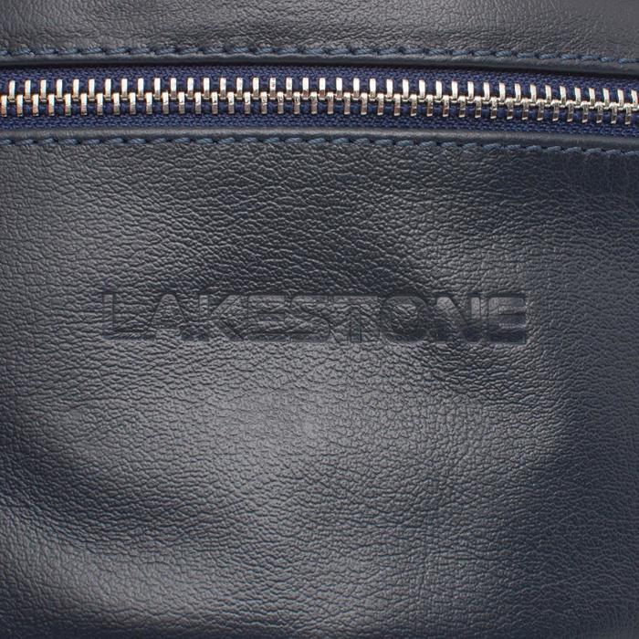 Сумка поясная на молнии Lakestone, наружный карман, цвет синий