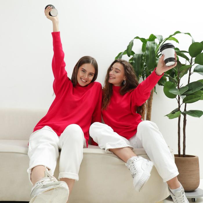 фото Свитер женский sl, 46-48, фуксия sl russian brand