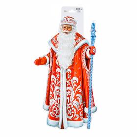 

Плакат вырубной "Новогодний" Дед Мороз 2, европодвес, А3