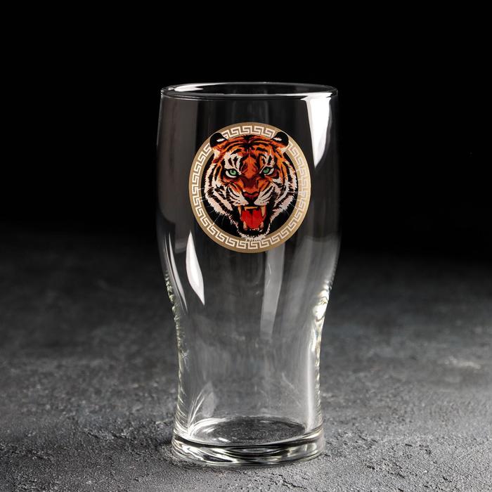 Бокал для пива «Сильные тигры», 570 мл