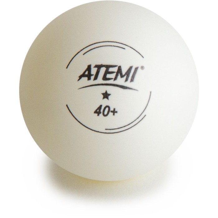цена Мячи для настольного тенниса Atemi 1, цвет белый, 6 шт