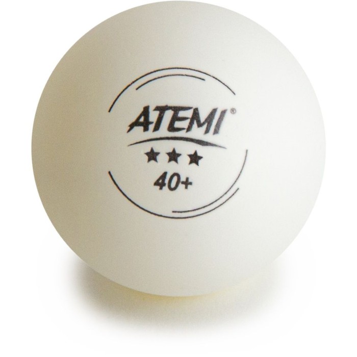 Мячи для настольного тенниса Atemi 3, цвет белый, 6 шт