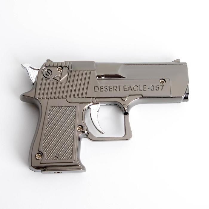 

Зажигалка газовая "Desert eagle" с лазерной указкой, чёрный 6х9 см
