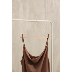 Вешалка для одежды SAVANNA Wood, 41,5×22,5×1 см, цвет белый