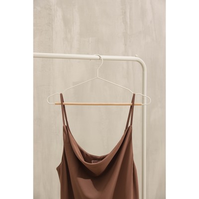 Вешалка для одежды SAVANNA Wood, 41,5×22,5×1 см, цвет розовый