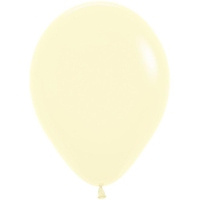 фото Шар латексный 10", макарунс пастель, светло-жёлтый (620), набор 100 шт. sempertex