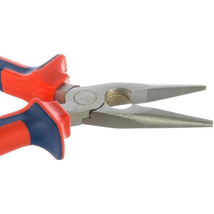 

Длинногубцы КВТ Мастер, двухкомпонентные рукоятки, 160 мм