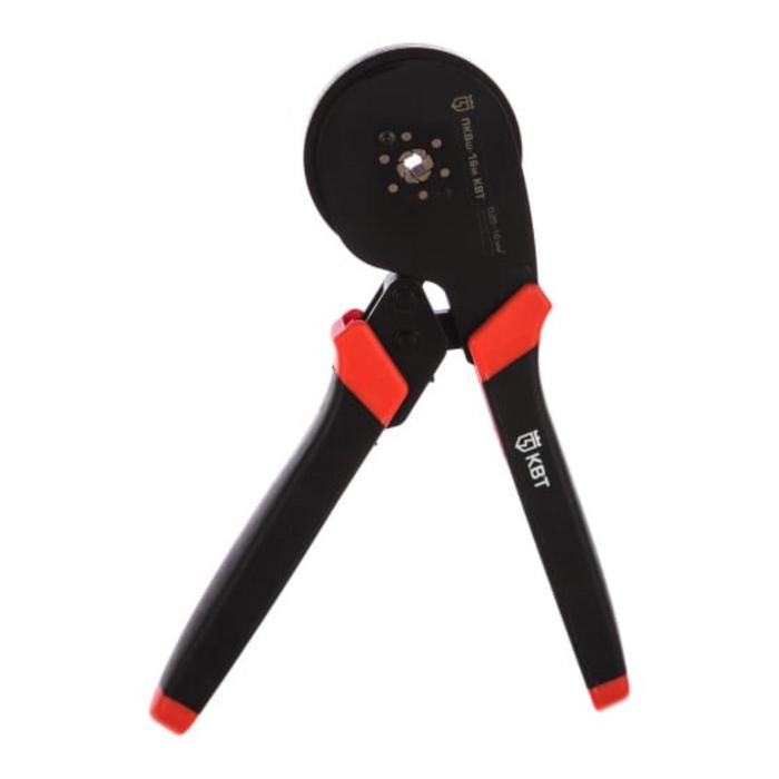 

Пресс-клещи шестигранные КВТ ПКВш-16м, 225 мм, d НШВИ 0.25-16 мм, храповой механизм