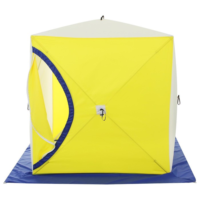 Палатка зимняя «СТЭК» КУБ 1-местная, однослойная, дышащая палатка зонт 1 местная стэк лето зима