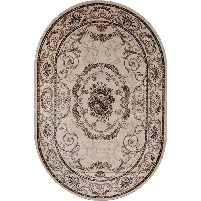 

Ковёр овальный Colizey d066, размер 150x300 см, цвет cream