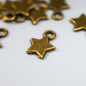 

Подвеска "Звёздочка" цвет бронза 0,7х1 см