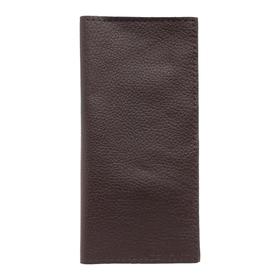 

10555 Портмоне Byron н/к, 4 отд. для карт, 2 отд. для купюр, цвет Коричневый 9,5х19х1,5см