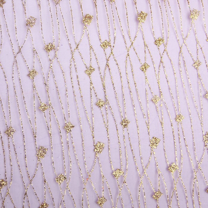 Органза "Дождь", цвет фиолетовый