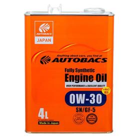 

Масло Autobacs ENGINE OIL FS 0W-30 SN/GF-5+PAO, 4 л