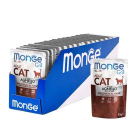 

Влажный корм Monge Cat Grill для кошек, из новозеландского ягненка, пауч, 85 г