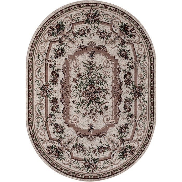 

Ковёр овальный Merinos Gavana, размер 150x190 см, цвет cream