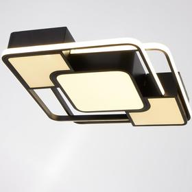 

Люстра с ПДУ 1223/1BK LED 110Вт 3000-6000К черный 50х50х8 см