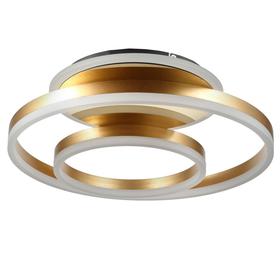 

Люстра с ПДУ 1345/2 LED 128Вт 3000-6000К золото 59х50х7 см