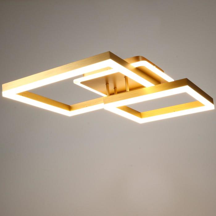 

Люстра с ПДУ 1351/1 LED 148Вт 3000-6000К золото 54х54х14 см