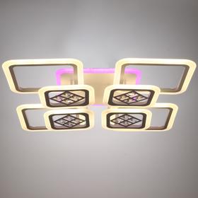 

Люстра с ПДУ 1133/8WT LED 160Вт 3000-6000К+LED подсветка диммер белый 60х60 см